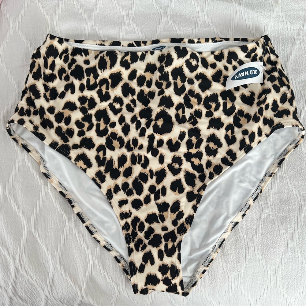 High waist bikini bottoms